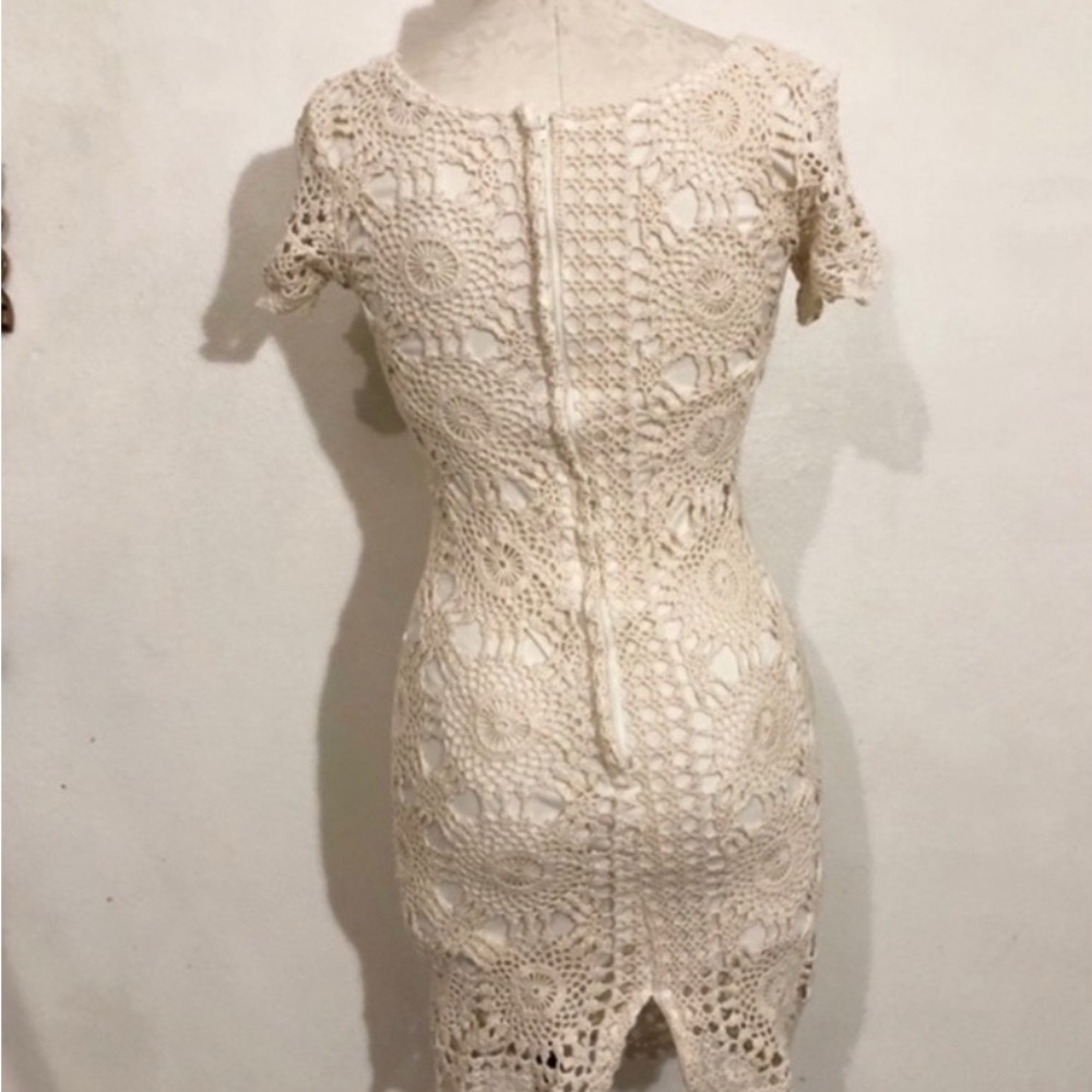 Vintage 1970’s Handmade Crochet Dress - Picture 4 of 5